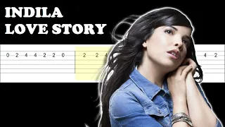 Indila - Love Story (Easy Guitar Tabs Tutorial)