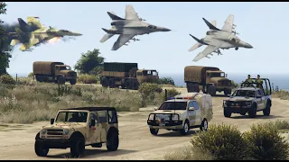 Attack on Russian Weapons Convoy | Russia vs Ukraine War - GTA 5