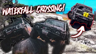 CLIMIES TRACK!! Driving across a WATERFALL on the side of a CLIFF in my FRESHLY CHOPPED GQ