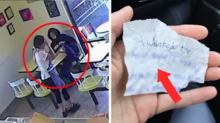 The Girl Invites A HOMELESS For A Meal, Then He Gives Her A SHOCKING Note!