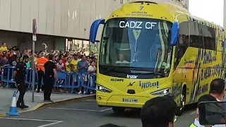 Cádiz - Girona llegada del bus
