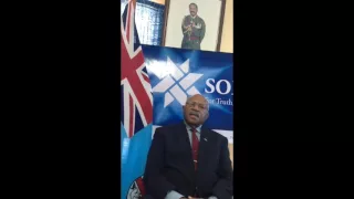 Rabuka on the grounding of the Fiji Navy Patrol Boat, RFNS Kiro