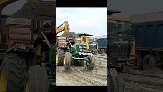 fully loaded tractor John Deere 🚜 stutas short video🎥