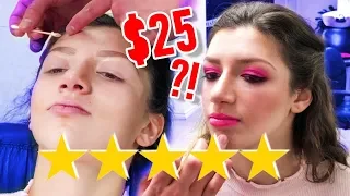 I went to the CHEAPEST BEST REVIEWED MAKEUP ARTIST IN MY CITY