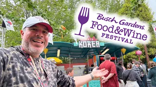 Our Trip to Food and Wine Festival 2024 at Busch Gardens Williamsburg!