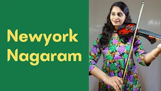 NEWYORK NAGARAM | Violin Cover | Diya Maruthanattu