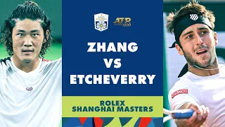 Zhizhen Zhang vs Tomas Martin Etcheverry Highlights | Rolex Shanghai Master 2023