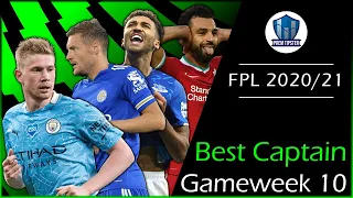 FPL Gameweek 10 Best Captain | Fantasy Premier League Tips 2020/21