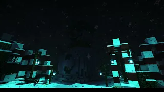 Minecraft Santa Claus Village Ambience w/ øneheart x reidenshi - snowfall (slowed) | 30min