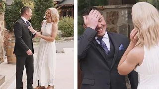 Groom Pranked by Best Man During HILARIOUS First Look