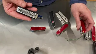 Victorinox Swiss Army knives (SAKS) My Collection and Thoughts on Each. Viewers Questions Answered.