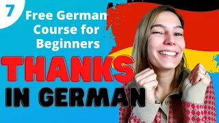 Lesson 7: How to say Thank you in German | Complete German Course for Beginners 🇩🇪