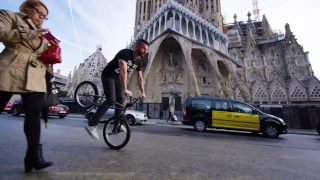 Bike Parkour 2 0   Streets of Barcelona! 4k