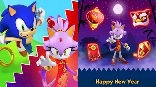 Sonic Dash Racing Game - Lunar Blaze New Character Event - All 61 Characters Unlocked Android Game