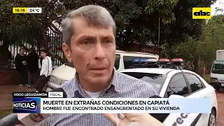 Muerte en extrañas condiciones en Capiatá