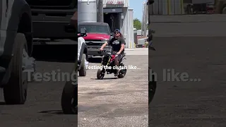 His face at the end.. lol #cars #grom #mechanic #wheelie #honda #certified #itsgood