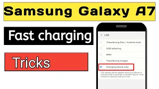Samsung Galaxy A7 Fast Charging Tricks / How to Fast Charging Samsung phone #shorts