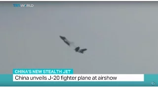 China's New Stealth Jet: China unveils J-20 fighter plane at airshow