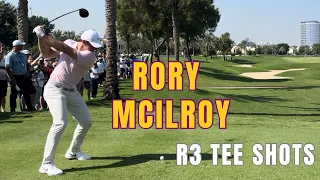 Rory McIlroy’s Driver Swings in 4K | Dubai Invitational R3 Hole 4 & 7 #golf #golfswing