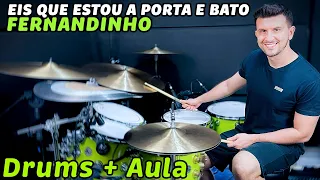 Eis Que Estou A Porta E Bato - Fernandinho (Drum Cover + Aula de Bateria)