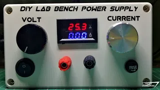 How to make variable lab bench power supply using xl4016 buck converter