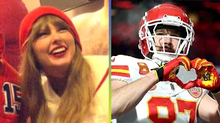 Travis Kelce Does Taylor Swift's Signature Heart Hands
