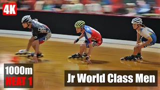 2 Skaters Fall In Junior World Class Men 1000m Inline Speed Skating Race 2021 Orlando Meet