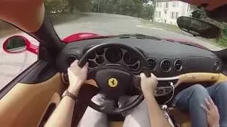 Driving a Ferrari for the first time. POV