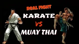 KARATE VS MUAY THAI!!! BRUTAL KNOCKOUT!! 2018