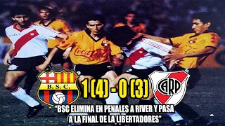 BARCELONA 1(4) RIVER PLATE 0 (3) EL DÍA EN QUE BSC ELIMINO A RIVER PLATE EN PENALES! 1990