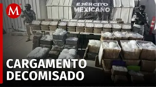 Decomisan más de tonelada y media de drogas en Sonora, hay un  detenido