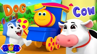 Pojmenuj zvíře, Zábava se zvířaty a Kreslené video od Bob The Train