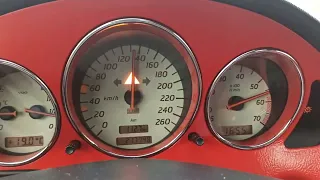 Mercedes-Benz SLK 230K R170 193 hp acceleration 0-100 km/h