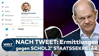 STAATSANWALTSCHAFT ERMITTELT: Dieser Tweet von Olaf Scholz' Staatssekretär sorgt für richtig Ärger