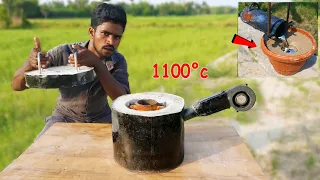 Making Metal Melting Furnace at Home..!|இப்படி கூடவா Metal aa உருக்க முடியும்..! | Metal Foundry