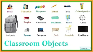 Classroom | Classroom Objects Vocabulary Words List