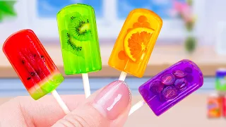 Colorful Juicy Jelly Fruit Dessert Idea 🍉 Tasty Miniature Honey Jelly Recipes 🍇 Petite Baker Making