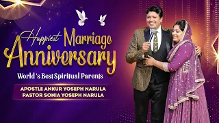 🎉HAPPIEST MARRIAGE ANNIVERSARY TO OUR WORLD BEST SPIRITUAL PARENTS 🎉|| Ankur Narula Ministries