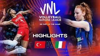 🇹🇷 TUR vs. 🇮🇹 ITA - Highlights Week 1 | Women's VNL 2023