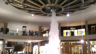 Water fountain at marina bay sands mall