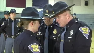 Indiana State Police     Early Morning Pinning 2015