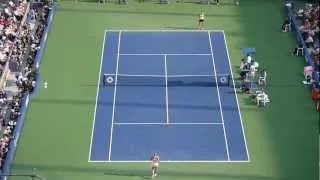 US Open 2012 Women's Semifinal Maria Sharapova vs Victoria Azarenka 2 of 5 HD 1080p