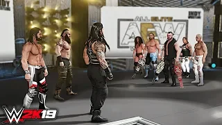 WWE 2K19 Custom Story - WWE Superstars Invades AEW for Universal Title ft. Cody, Rollins - Part 3