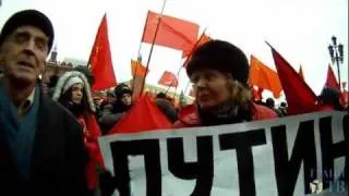 Споры на митинге КПРФ