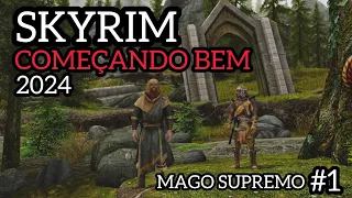 COMEÇANDO BEM SKYRIM 2024 - EPISÓDIO 1 | THE ELDER SCROLLS V SKYRIM (Anniversary Edition)