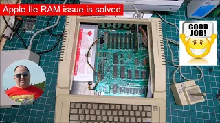 Apple IIe RAM issue is solved