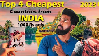 Top 4 cheapest countries to visit from India 2023  | Budget travel tips