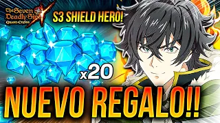 ¡NUEVO! 20 DIAMANTES GRATIS PARA TODOS 💎 SHIELD HERO COLLAB REGALO!🙂| Seven Deadly Sins: Grand Cross