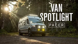 Van Spotlight: Pacer | Outside Van 4WD Mercedes-Benz Sprinter 170 Van Conversion Tour