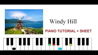 WINDY HILL PIANO SHEET FREE | PIANO TUTORIAL